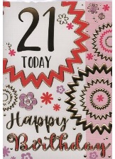 21 Today Happy Birthday